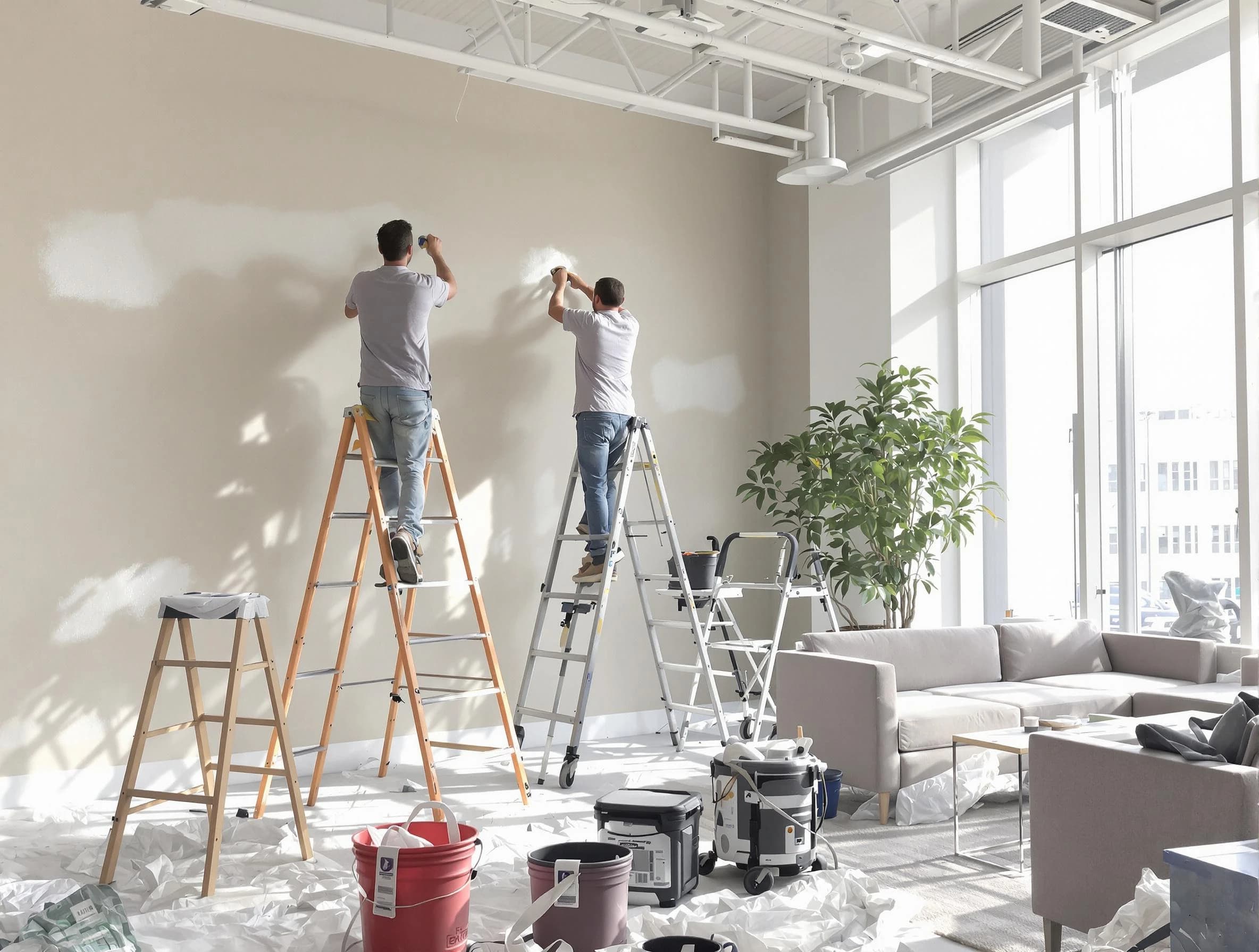 Warrensville Heights House Painters delivering commercial painting services in Warrensville Heights, OH