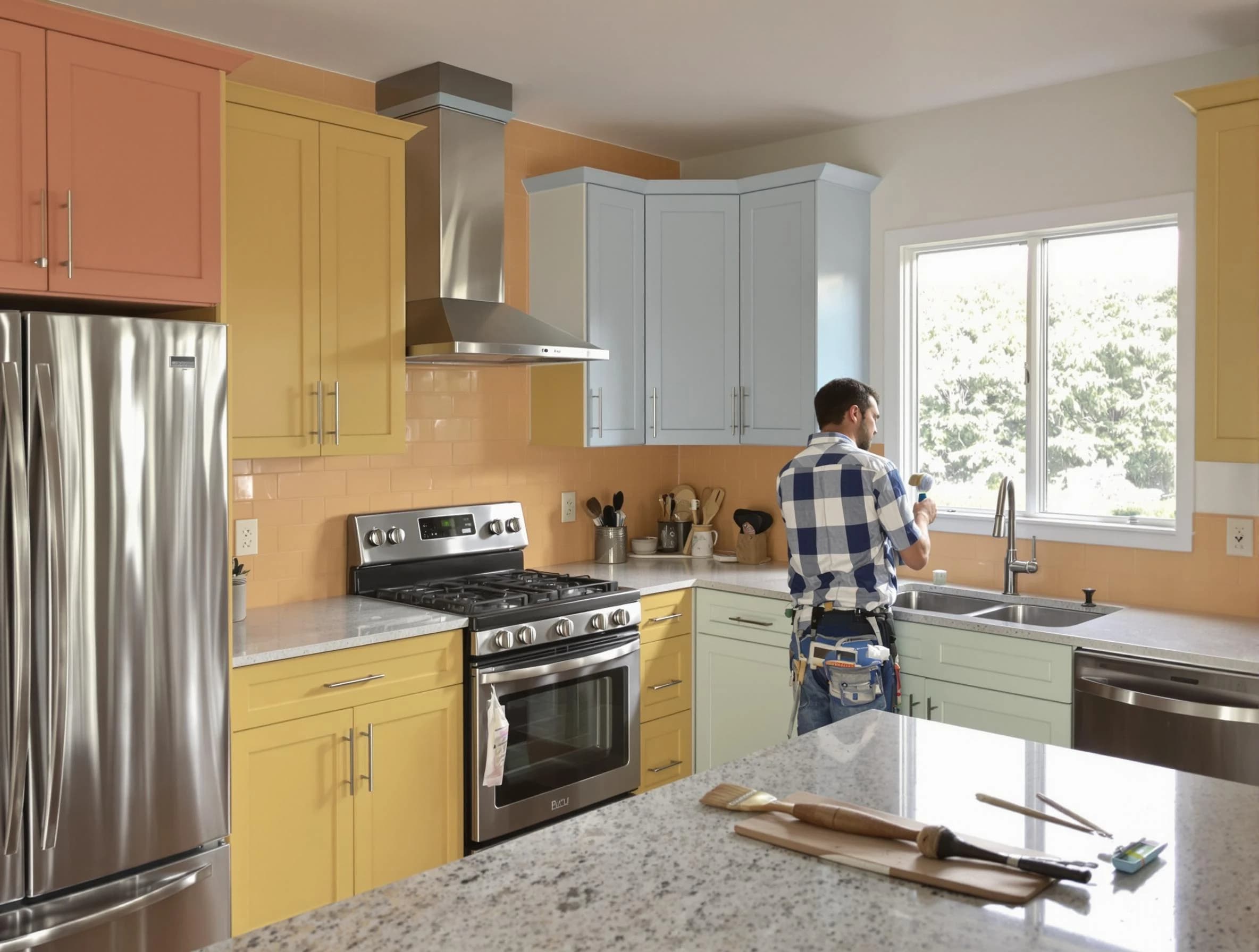 Kitchen and Cabinet Refinish in Warrensville Heights